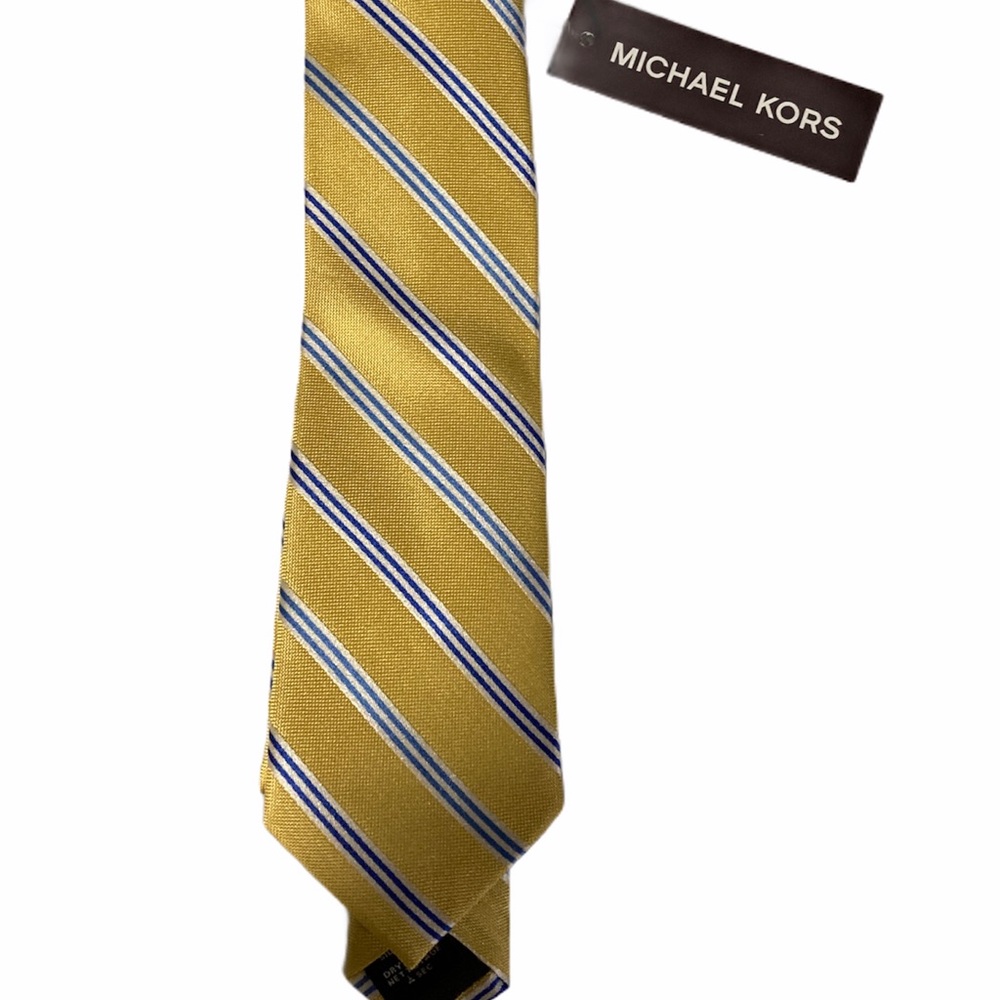 Michael Kors Silk Neck Tie Designer Stripped Men’s